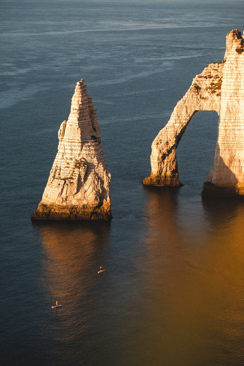 Etretat coucher de soleil - Normandie