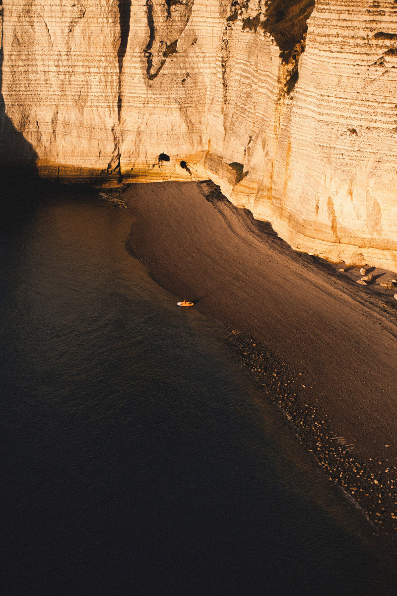 Etretat coucher de soleil - Normandie