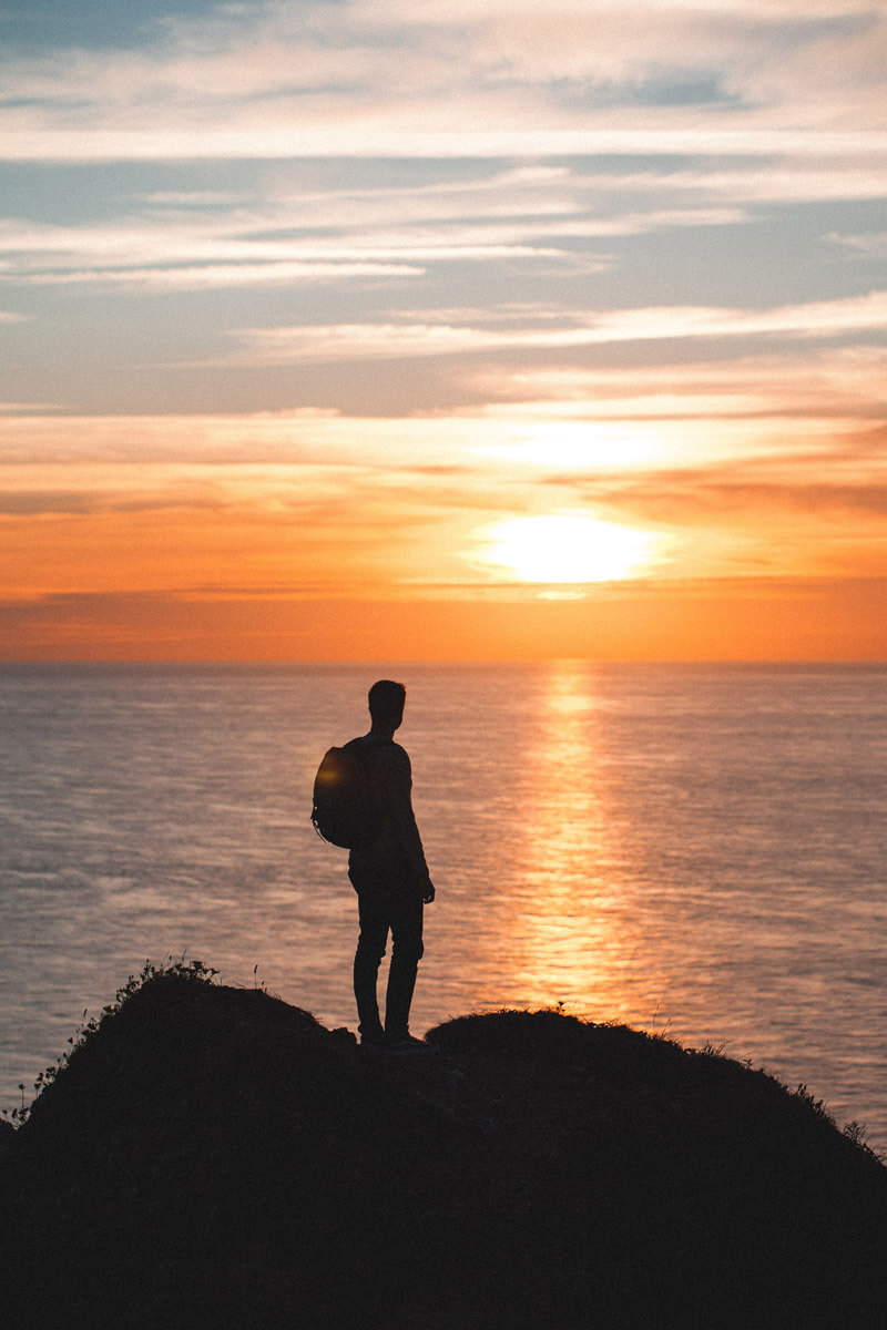 Etretat coucher de soleil - Normandie